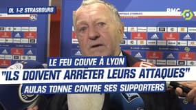 OL 1-2 Strasbourg : "Les supporters doivent arrêter leurs attaques" implore Aulas