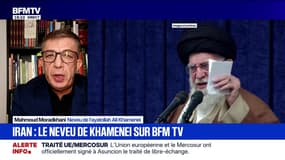 "Je dénonce les paroles et les actions de mon oncle Ali Khamenei": Mahmoud Moradkhani, neveu du guide suprême iranien, est l'invité de BFMTV. Il revient sur les révoltes en Iran
