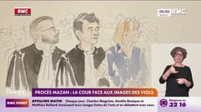 Procès Mazan: la cour face aux images des viols 