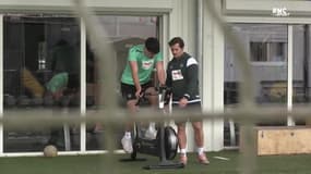 Affaire Auradou-Jégou : les images de la reprise d'entraînement d'Auradou à Pau
