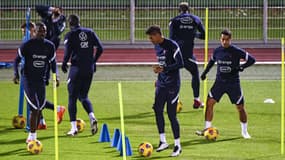 L'équipe de France à Clairefontaine en novembre