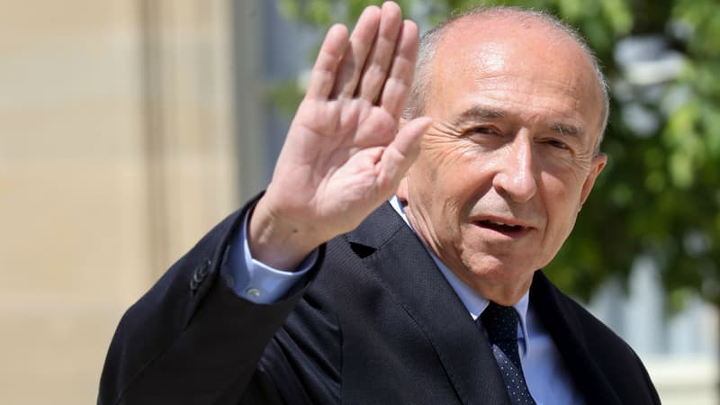 Gérard Collomb à l'Elysée le 27 juin 2018