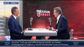 Nicolas Dupont-Aignan face à Jean-Jacques Bourdin en direct