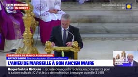 Obsèques de Jean-Claude Gaudin: les mots transmis par Emmanuel Macron portés par Patrice Faure, son directeur de cabinet