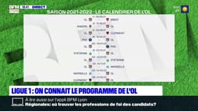 Ligue 1 : on connait le programme de l'OL