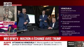 INFO BFMTV - Emmanuel Macron a échangé avec Donald Trump après la capture de Nicolas Maduro