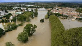 Inondation de la ville de Trèbes, le 15 octobre 2018