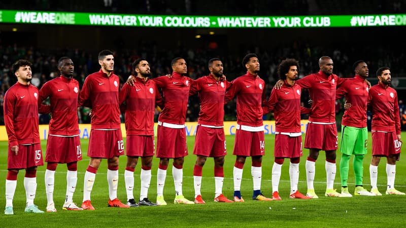 Le Qatar avant son match en Irlande le 12 octobre
