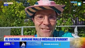 JO: l'escrimeuse Auriane Mallo, licenciée à Saint-Gratien, médaillée d'argent