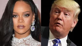 Rihanna et Donald Trump