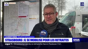 Strasbourg: ce chauffeur de bus se mobilise contre la réforme des retraites