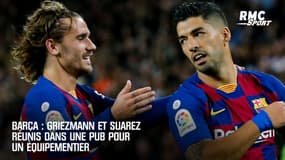 Barça : Griezmann et Suarez réunis dans une pub pour un équipementier