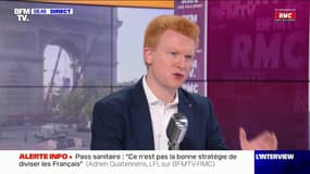 Pour Adrien Quatennens, la vaccination n'est pas la seule "bonne stratégie"