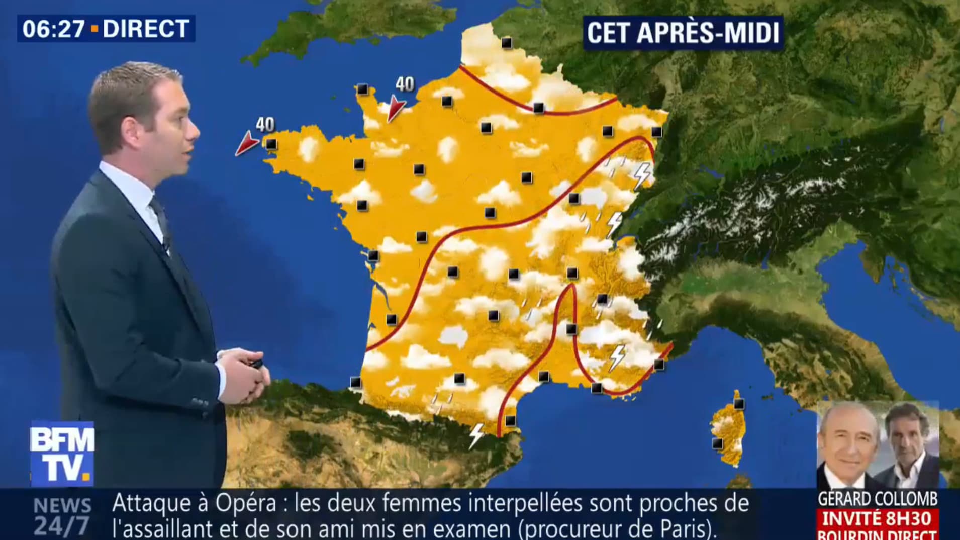 Météo du vendredi 18 mai 2018 Météo du vendredi 18 mai 2018