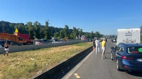 Un accident de la route a eu lieu, ce samedi 12 juillet, à hauteur de la commune de Solaize dans le Rhône sur l'autoroute A7.