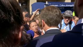 Macron à une anti-JO : "Il y a des gens qui râlent tout le temps pour tout. Donc râlez !"