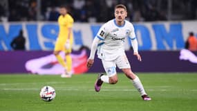Valentin RONGIER lors de Marseille-Lens, le 08/03/2025