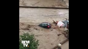 La région de Navarre en Espagne est frappée par d'impressionnantes inondations