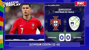 Portugal 0-0 (3-0 TAB) Slovénie : La France connaît son adversaire pour les quarts de finale de l’Euro 2024 ! Le match replay avec les commentaires RMC