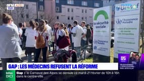 Gap: des médecins en grève, refusent la réforme