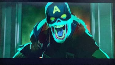 Captain America version zombie