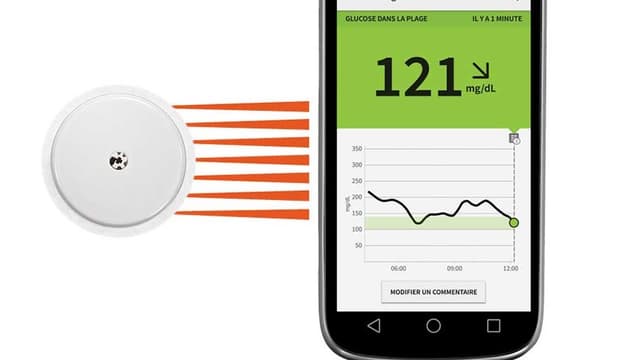 L'application FreeStyle LibreLink permet à des patients diabétiques de mesurer leur taux de sucre.