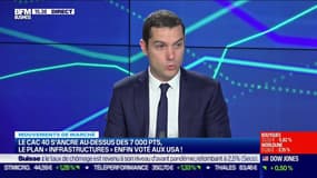 Alexandre Baradez (IG) : Le CAC 40 s'ancre au-dessus des 7 000 points, le plan "infrastructures" enfin vté aux USA - 08/11