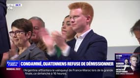 Condamné pour violences conjugales, Adrien Quatennens refuse de démissionner