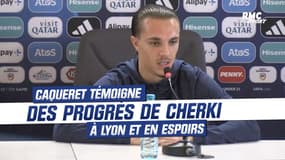 Euro Espoirs : "L'arrivée du nouveau staff en club lui a fait beaucoup de bien" témoigne Caqueret à propos de Cherki