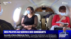 Des pilotes volontaires s'occupent des transferts des soignants