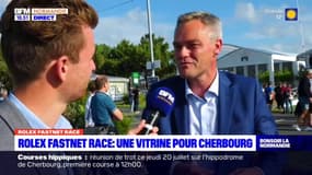 "Créer des déclics": le président de l'agglomération du Cotentin, espère que la Rolex Fastnet Race suscitera des vocations