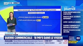 Guerre commerciale : 18 pays dans le viseur