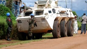 Des membres de la Monusco à Beni, en RDC, le 23 octobre 2014