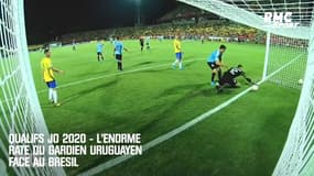 Qualifs JO 2020 - L'énorme raté du gardien uruguayen contre le Brésil