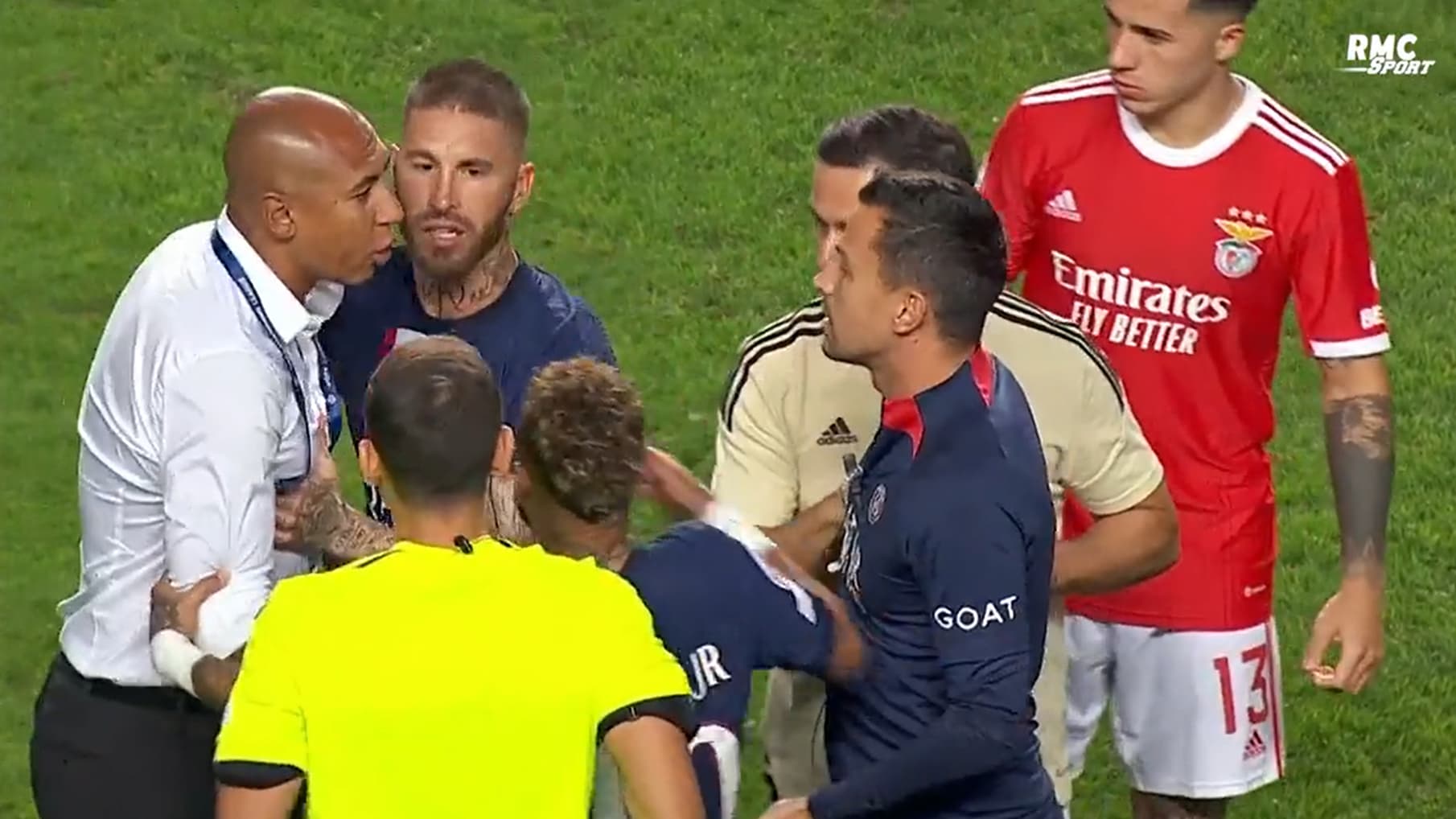 Luisao lors de Benfica-PSG