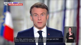 Emmanuel Macron annonce qu'en 2025 il demandera aux Français "de trancher" sur "certains sujets déterminants"