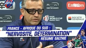 France - Afrique du Sud : Galthié assume un mélange de nervosité et détermination