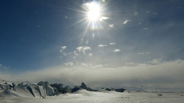 Une vue de l'Antarctique en novembre 2016