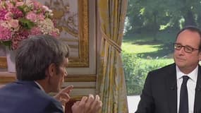 François Hollande en interview