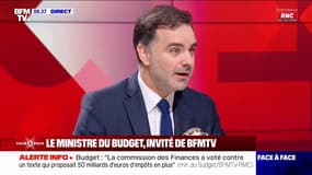 Budget 2025: "Je souhaite que le débat ait lieu", déclare Laurent Saint-Martin, ministre chargé du Budget et des Comptes publics