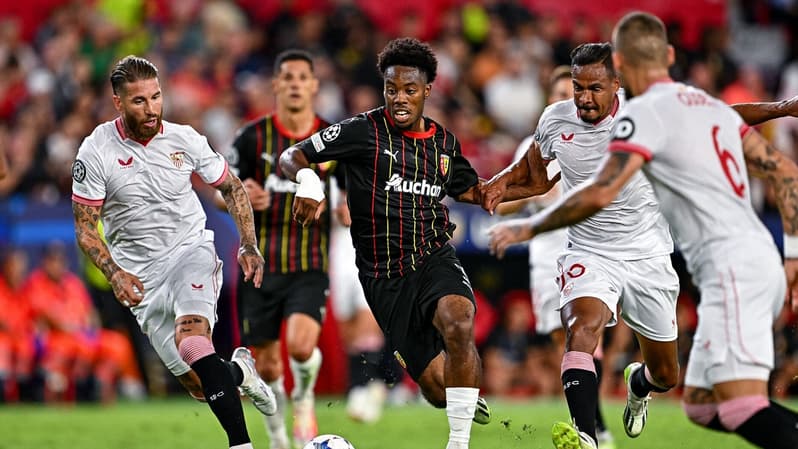 Ligue des champions - Séville-Lens - Elye Wahi, le 20 septembre 2023