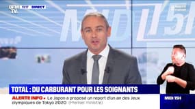 Total va offrir du carburant aux soignants annonce son porte-parole, Jacques-Emmanuel Saulnier