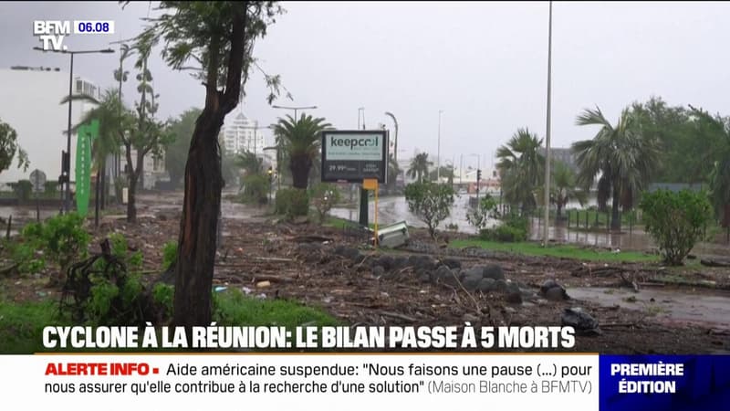 Cyclone Garance: le bilan passe à cinq morts à La Réunion