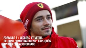 Formule 1 : Vettel et Leclerc se sont "immédiatement" expliqués après leur accrochage
