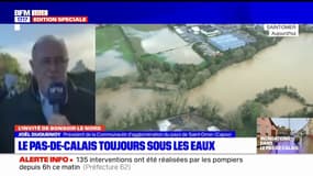 Pas-de-Calais: le niveau de l'Aa continue de monter, l'inquiétude règne dans l'agglomération de Saint-Omer