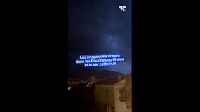 Orages: les images du déluge cette nuit dans les Bouches-du-Rhône et le Var