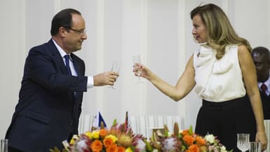 François Hollande et Valérie Trierweiler 