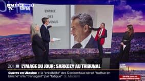 L'IMAGE DU JOUR - Nicolas Sarkozy au tribunal pour l'affaire du financement libyen de la campagne présidentielle de 2007