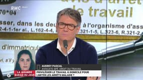  #Travail - "Le gouvernement insinue qu'il y aurait des arrêts maladie abusifs. C'est un mauvais signal qu'il envoie !" Audrey Pascal, avocate spé. droit du travail #GGRMC