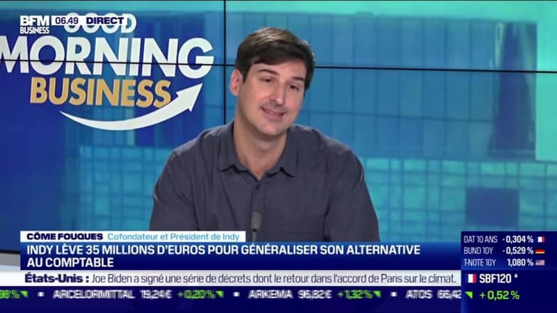 Côme Fouques (Indy) : Indy lève 35 millions d'euros pour généraliser son alternative au comptable - 21/01